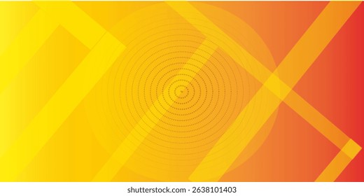 Fresh orange gradient web abstract background geometry shine and layer element vector for presentation design.  