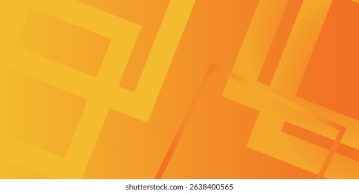 Fresh orange gradient web abstract background geometry shine and layer element vector for presentation design.  