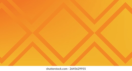 Brillo de geometría de fondo abstracto de Web degradado naranja fresco y Vector de elemento de capa para diseño de presentación.  