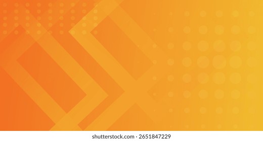 Brillo de geometría de fondo abstracto de Web degradado naranja fresco y Vector de elemento de capa para diseño de presentación.  
