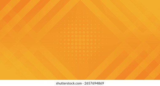 Brillo de geometría de fondo abstracto de Web degradado naranja fresco y Vector de elemento de capa para diseño de presentación.  