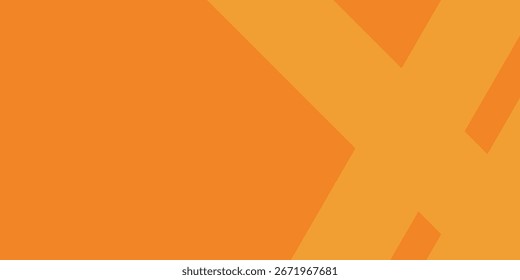 Fresh orange gradient web abstract background geometry shine and layer element vector for presentation design