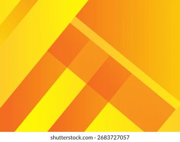 Fresh orange gradient web abstract background geometry shine and layer element vector for presentation design.