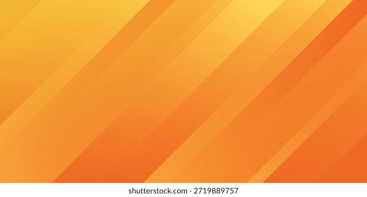 Fresh orange gradient web abstract background geometry shine and layer element vector for presentation design.