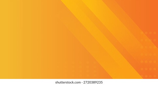Fresh orange gradient web abstract background geometry shine and layer element vector for presentation design vector eps 10