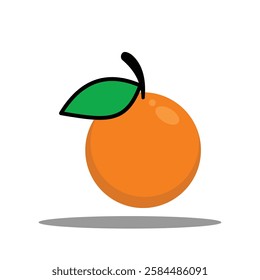 fresh orange illustration vector icon