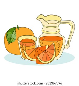 fresh orange juice