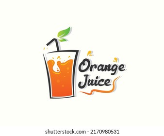 Fresh Orange Juice Logo Design Stock Vector (royalty Free) 2170980531 