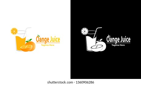 Fresh Orange Juice Vector 
