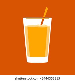 Fresh Orange juice vector illustration eps 8-10