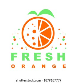 Fresh Orange Logo Design Vector