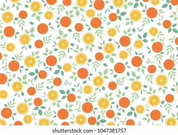 fresh orange pattern