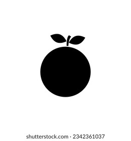 fresh orange vector type icon