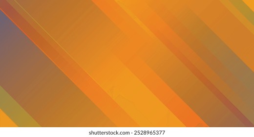 Vector de Anuncio de fondo azul amarillo anaranjado fresco para redes sociales PPT