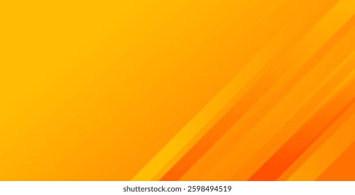 Fresh orange and yellow gradient abstract background with geometric shine and layered elements. Perfect vector design for presentations, modern graphics, web templates, banners, and digital artwork.
