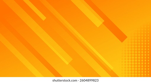 Fresh orange and yellow gradient abstract background with geometric shine and layered elements. Perfect vector design for presentations, modern graphics, web templates, banners, and digital artwork.