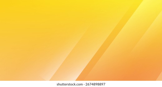 Fondo abstracto degradado amarillo naranja fresco, geometría brillante y Elementos de Vector en capas para el diseño de la presentación. Conveniente para el negocio, corporativo, institución, partido, celebración, seminario,