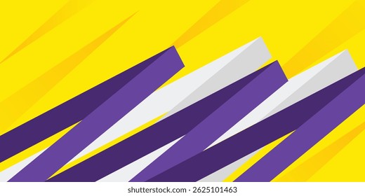 Fresh orange, yellow and purple background for presentation design. Modern abstract triangle pattern with trendy design concept. Suit for banner, poster, flier, backdrop, and much more