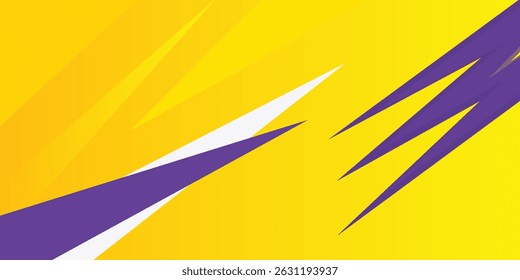 Fresh orange, yellow and purple background for presentation design. Modern abstract triangle pattern with trendy design concept. Suit for banner, poster, flier, backdrop, and much more