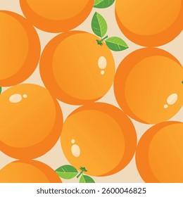 fresh oranges abstract art composition