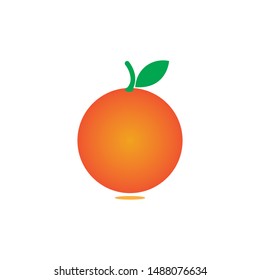fresh oranges fruit logo vector