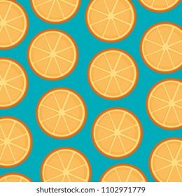 fresh oranges fruits pattern background