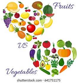 Fresh organic food. Set of vegetarian food . Vector vegetarian organic healthy food cuisine. organic natural realistic vegetable. Veggie Lover Elements