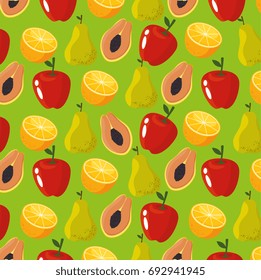 fresh organic fruit background