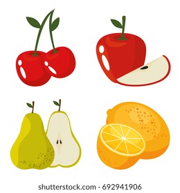 fresh organic fruit concept