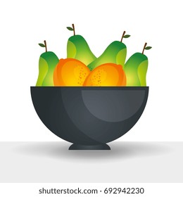 fresh organic fruit concept
