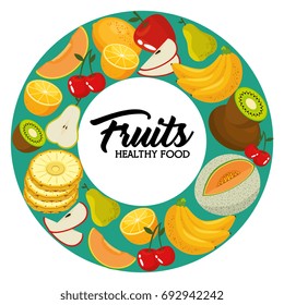 fresh organic fruit concept
