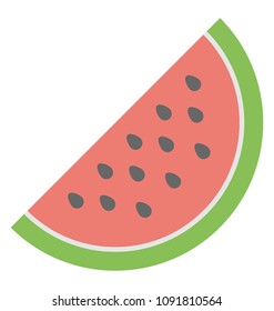 
A fresh organic fruit, slice of watermelon
