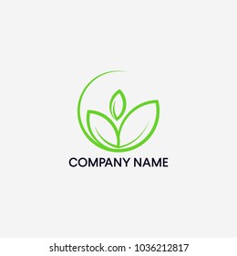 Fresh and organic logo design