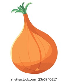 Fresh organic onion over white
