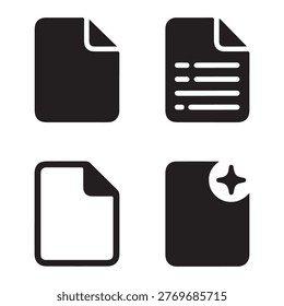 Fresh page graphic icon for note taking and planning