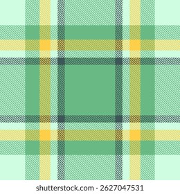 Fresh pastel green, yellow, and cream plaid pattern.  Perfect for textile designs, website backgrounds, or crafting projects.  This cheerful, seamless texture evokes feelings of spring and optimism.