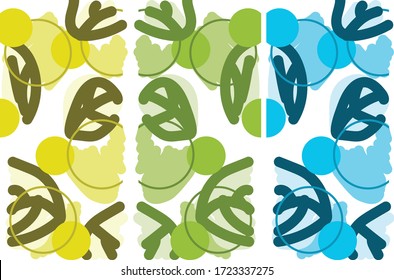 Fresh Pattern Summer with three different color