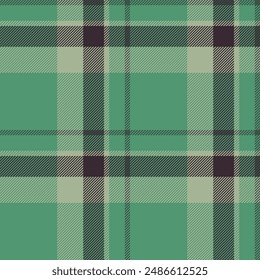 Fresh pattern textile background, layered vector fabric seamless. Model texture tartan check plaid in green and pastel colors palette.