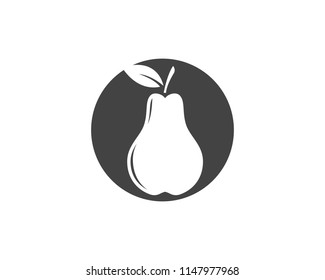 fresh Pear Fruit Food Vector Illustration design