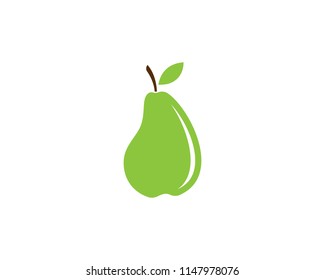 fresh Pear Fruit Food Vector Illustration design