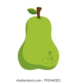 fresh pear fruit icon