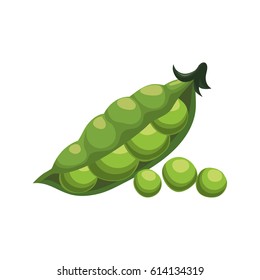 Fresh peas vegetable
