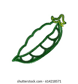 Fresh peas vegetable