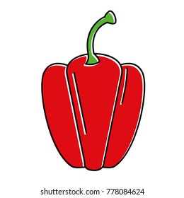 fresh pepper vegetable icon