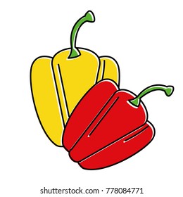 fresh pepper vegetable icon