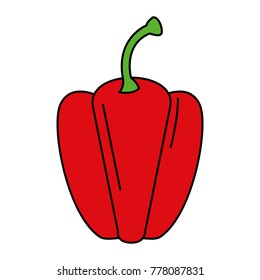 fresh pepper vegetable icon
