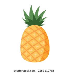 fresh pineapple fruit healthy icon