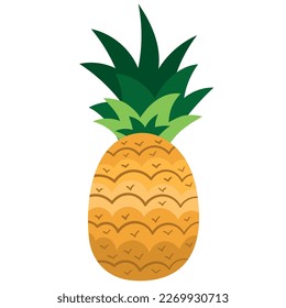 fresh pineapple fruit healthy icon