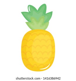 fresh pineapple fruit summer icon