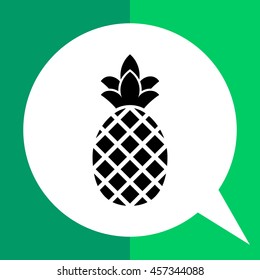 Fresh pineapple icon